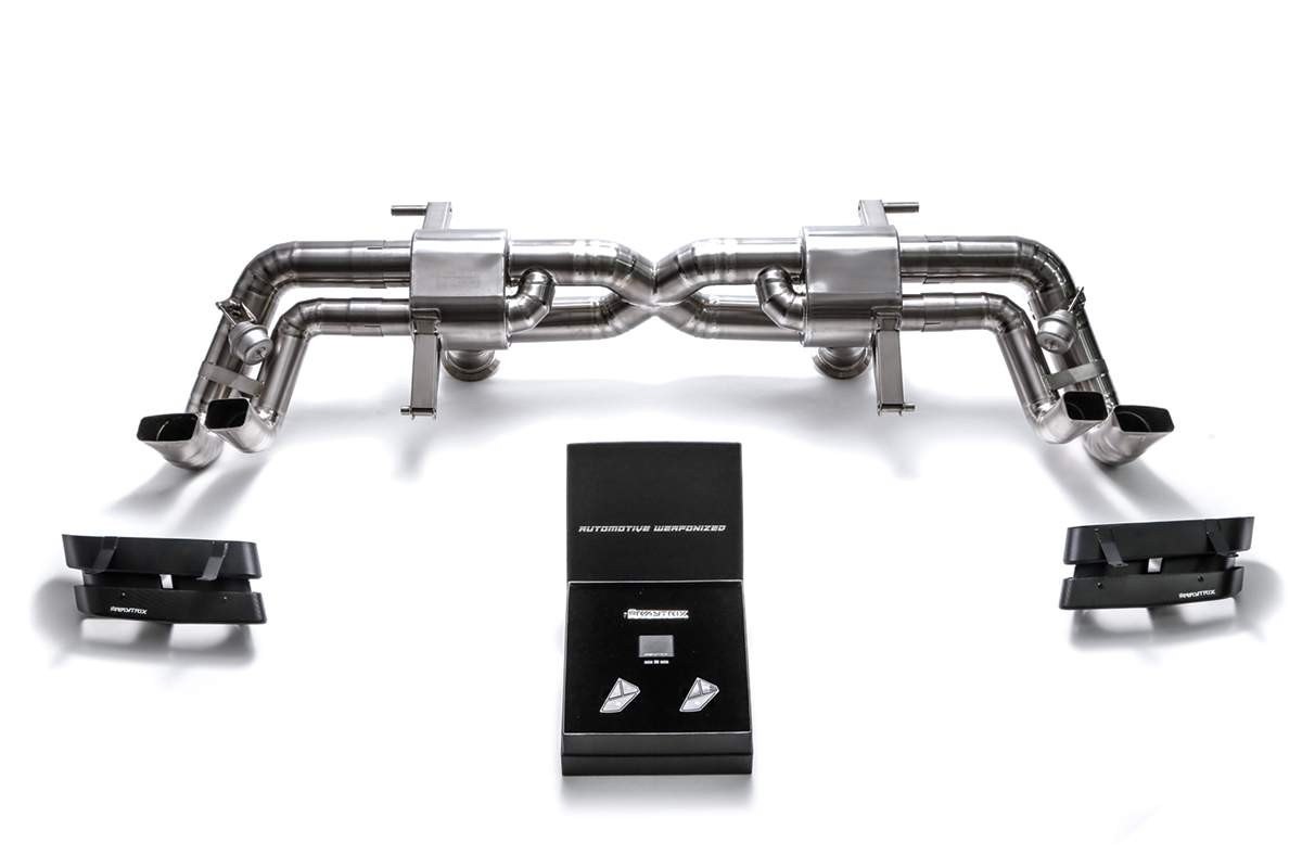 Audi R8 V10 (Mk2) with an Armytrix exhaust