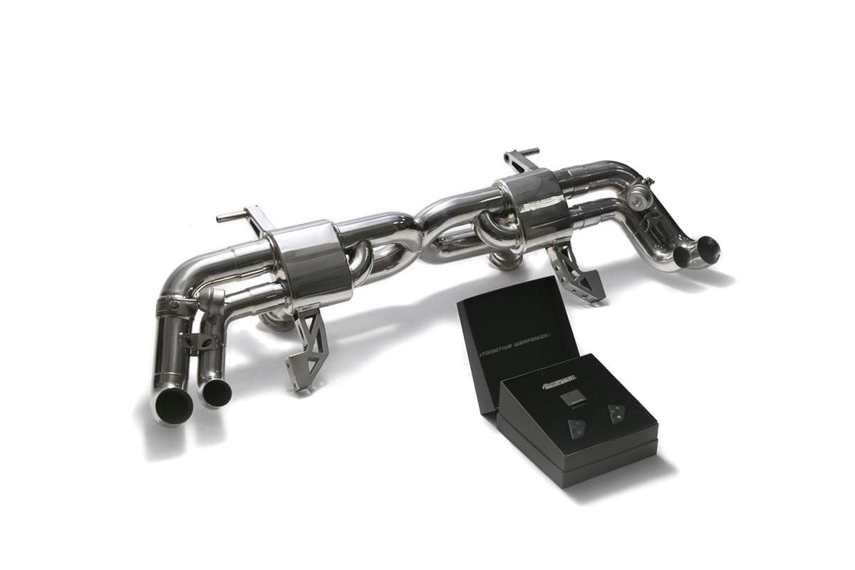 Audi R8 V10 (Mk1) with an Armytrix exhaust, photo 2 of 11
