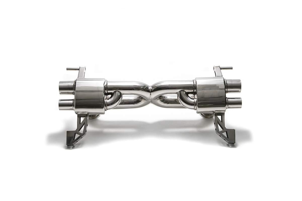 Audi R8 V10 (Mk1) with an Armytrix exhaust, photo 3 of 11