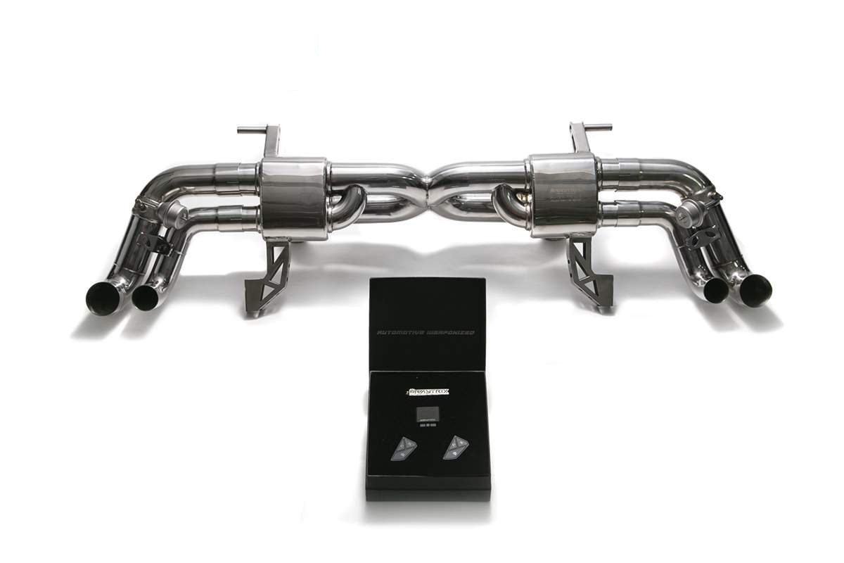 Audi R8 V8 (Mk1) with an Armytrix exhaust, photo 4 of 9