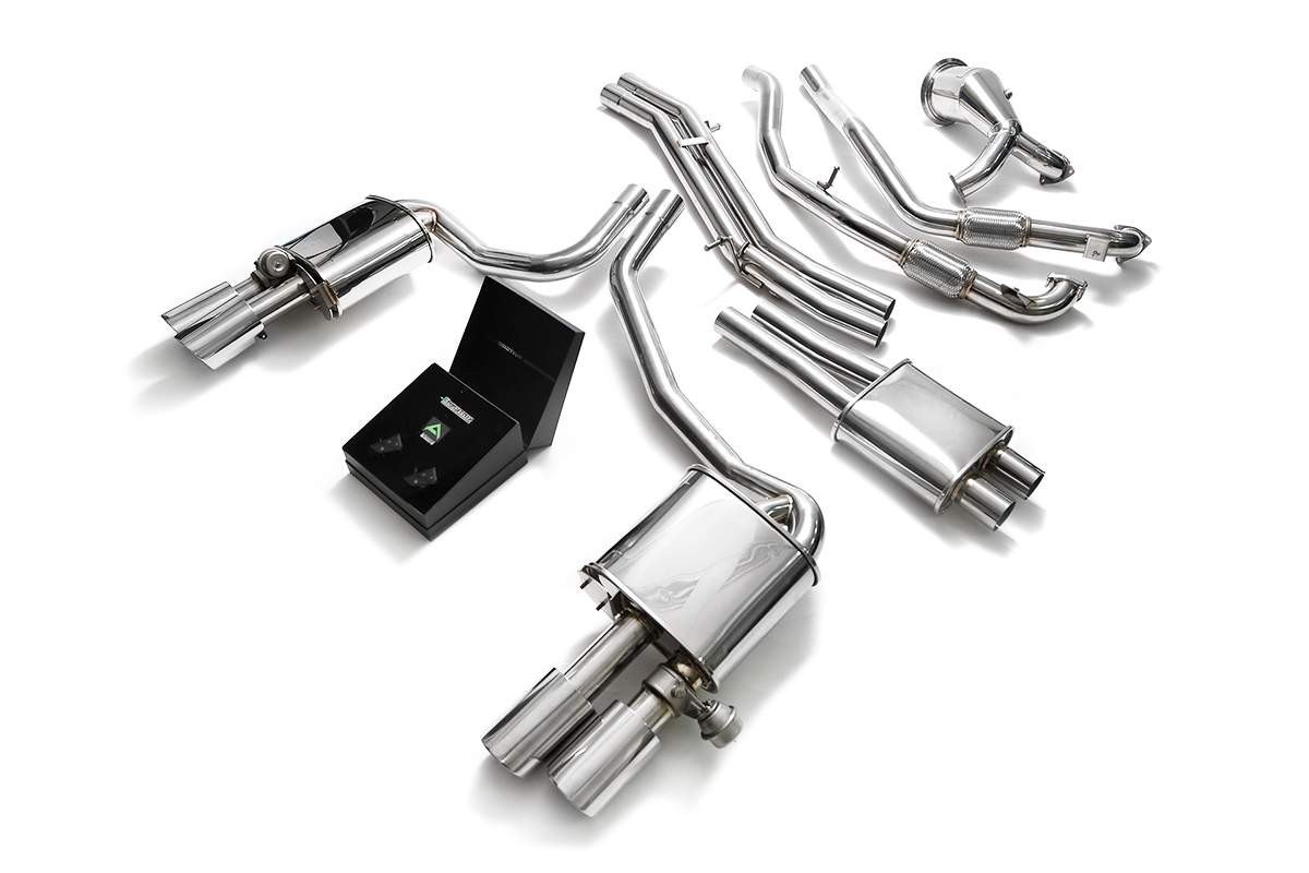 Audi S4 / S5 (B9) with an Armytrix exhaust, photo 6 of 13
