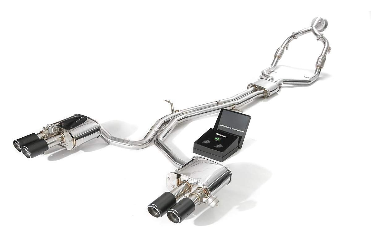 Audi S4 / S5 (B9) with an Armytrix exhaust, photo 2 of 13