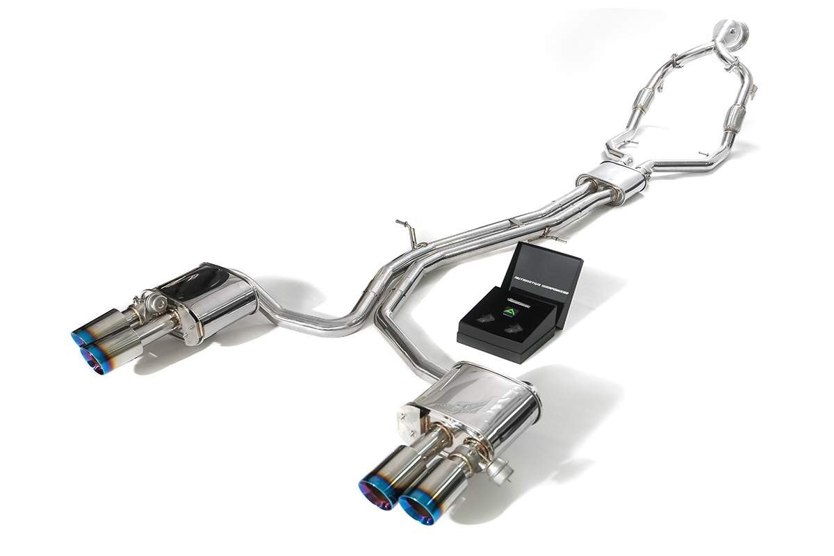Audi S4 / S5 (B9) with an Armytrix exhaust, photo 7 of 13