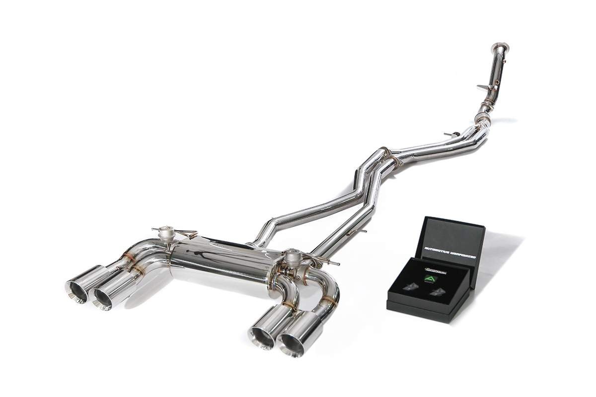 BMW M2 (F87) with an Armytrix exhaust, photo 5 of 11