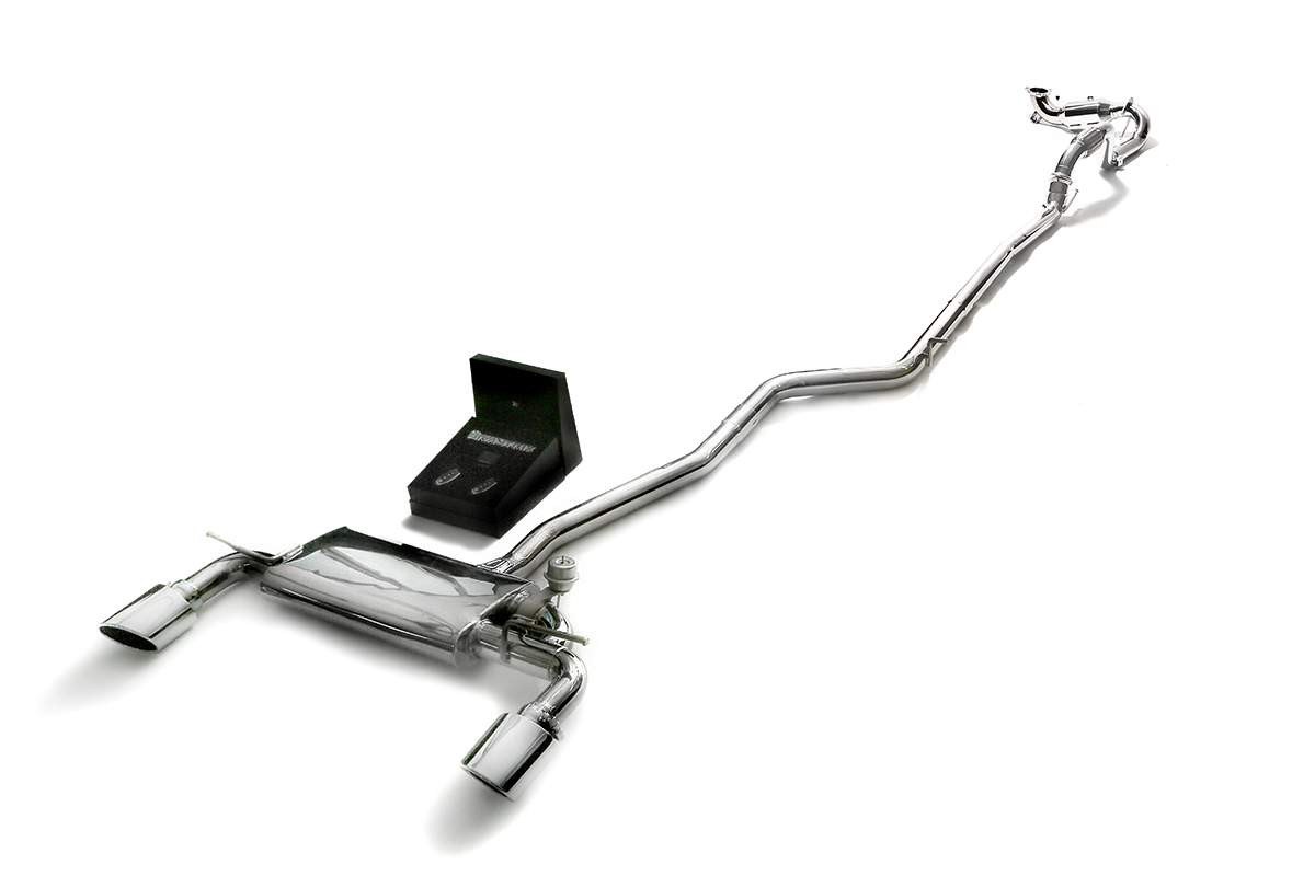 Mercedes-Benz GLA180 / GLA200 (X156) with an Armytrix exhaust