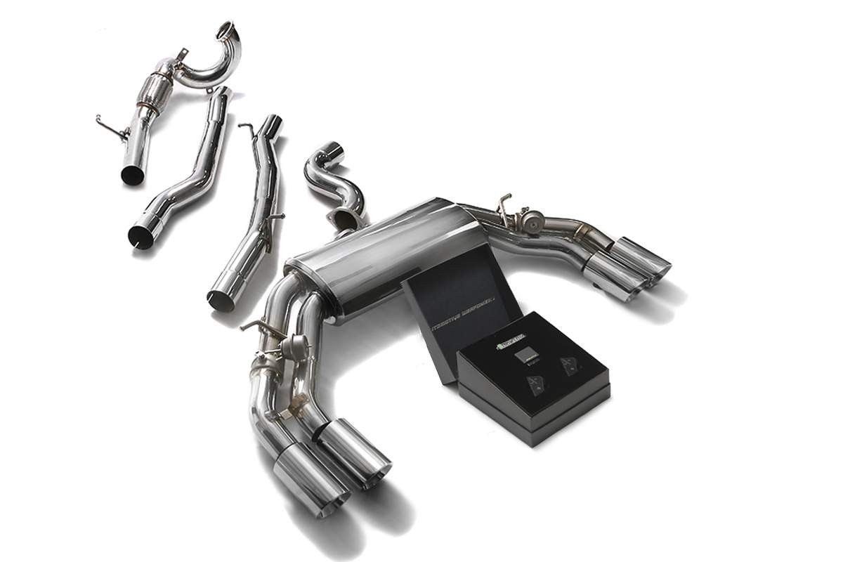 Audi TTS (8S) with an Armytrix exhaust, photo 1 of 12