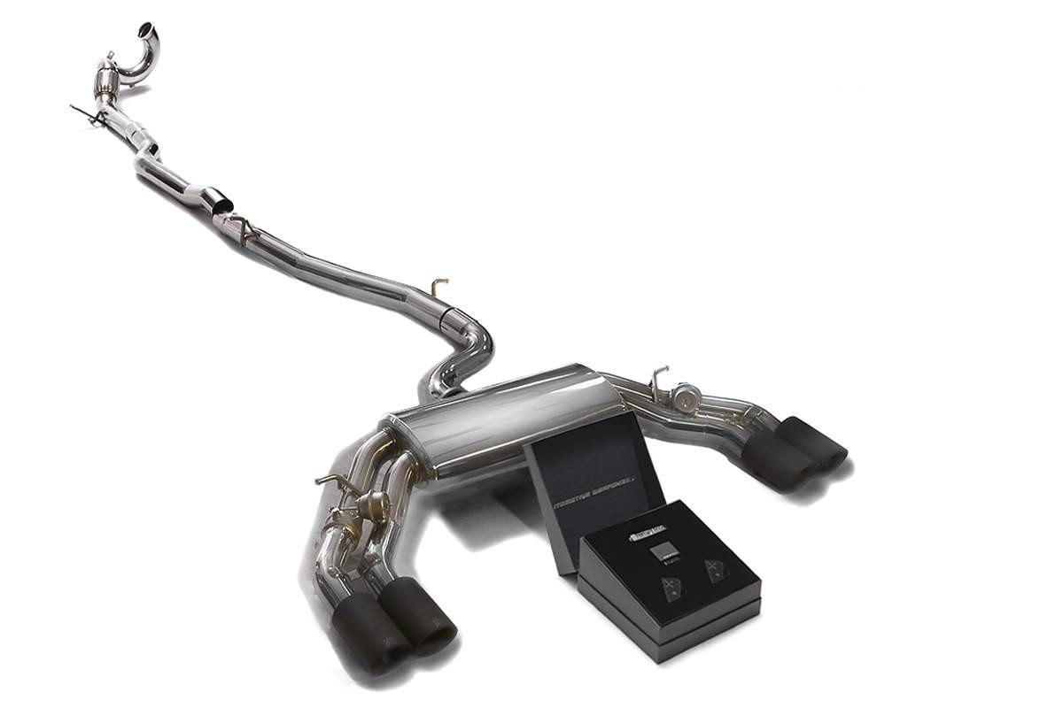 Audi TTS (8S) with an Armytrix exhaust, photo 6 of 12