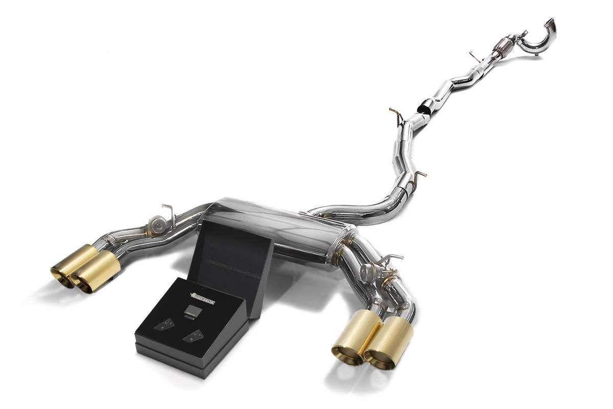 Audi TTS (8S) with an Armytrix exhaust, photo 11 of 12