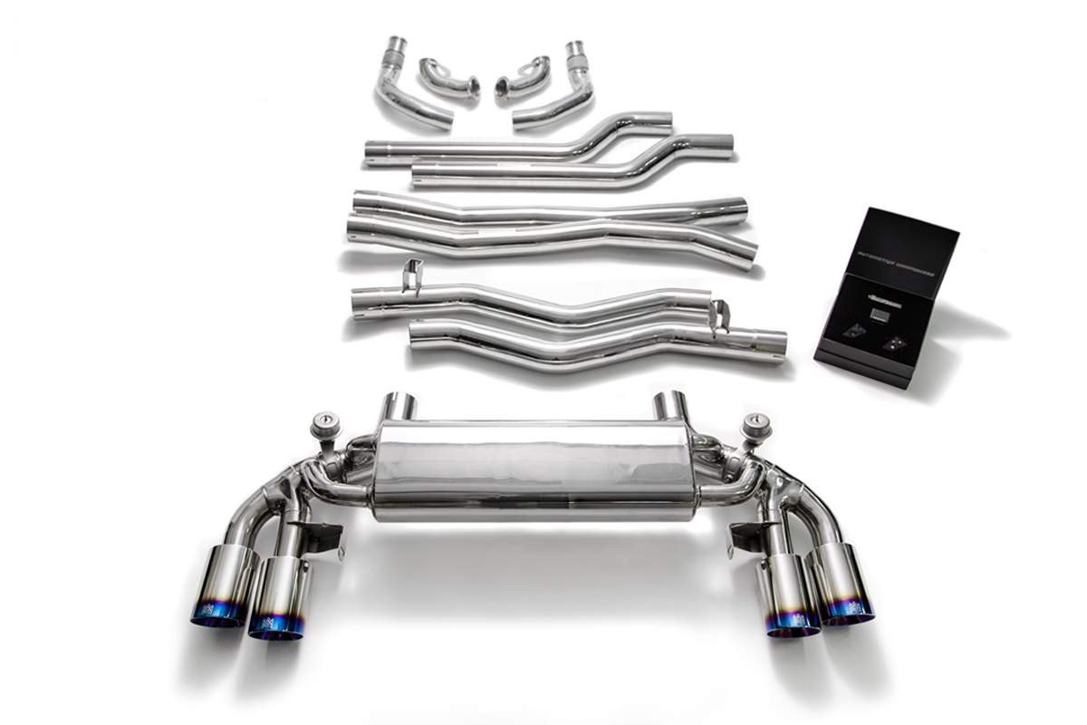 BMW M5 (F90) with an Armytrix exhaust, photo 7 of 16