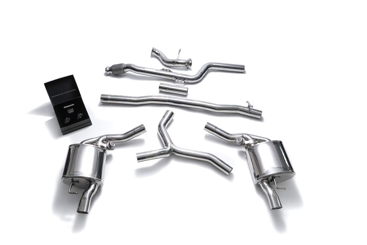 Mercedes-Benz E350 (W213) with an Armytrix exhaust, photo 3 of 12