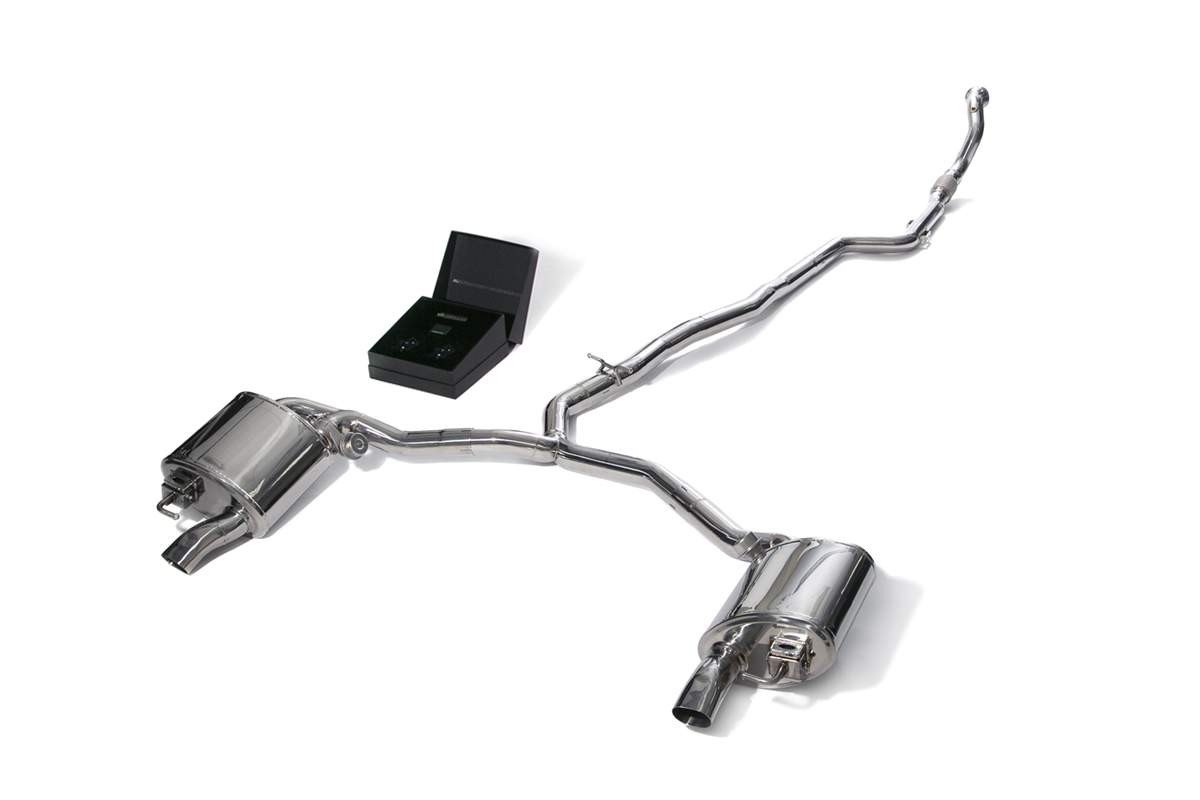 Mercedes-Benz E200 / E250 / E300 (W213) with an Armytrix exhaust, photo 2 of 12